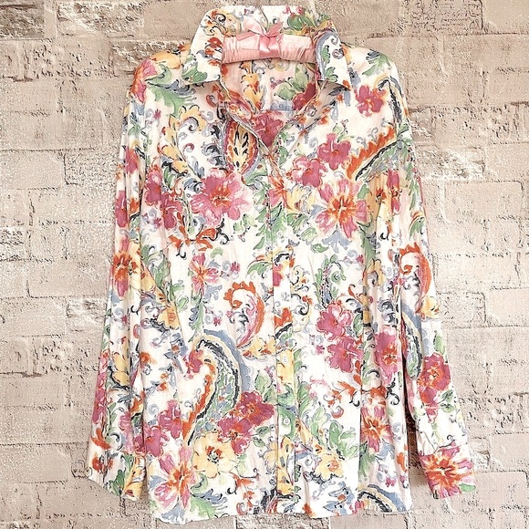 Floral Slim-Fit Button-Up - Picture 2 of 7